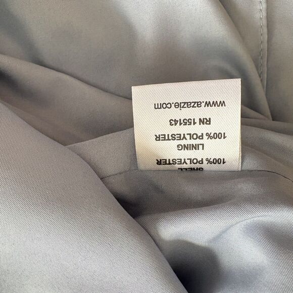 Azazie Mother of the Bride Maura Pantsuit 3 Pc  Dusty Blue Wedding New! Size 10 - Picture 16 of 16